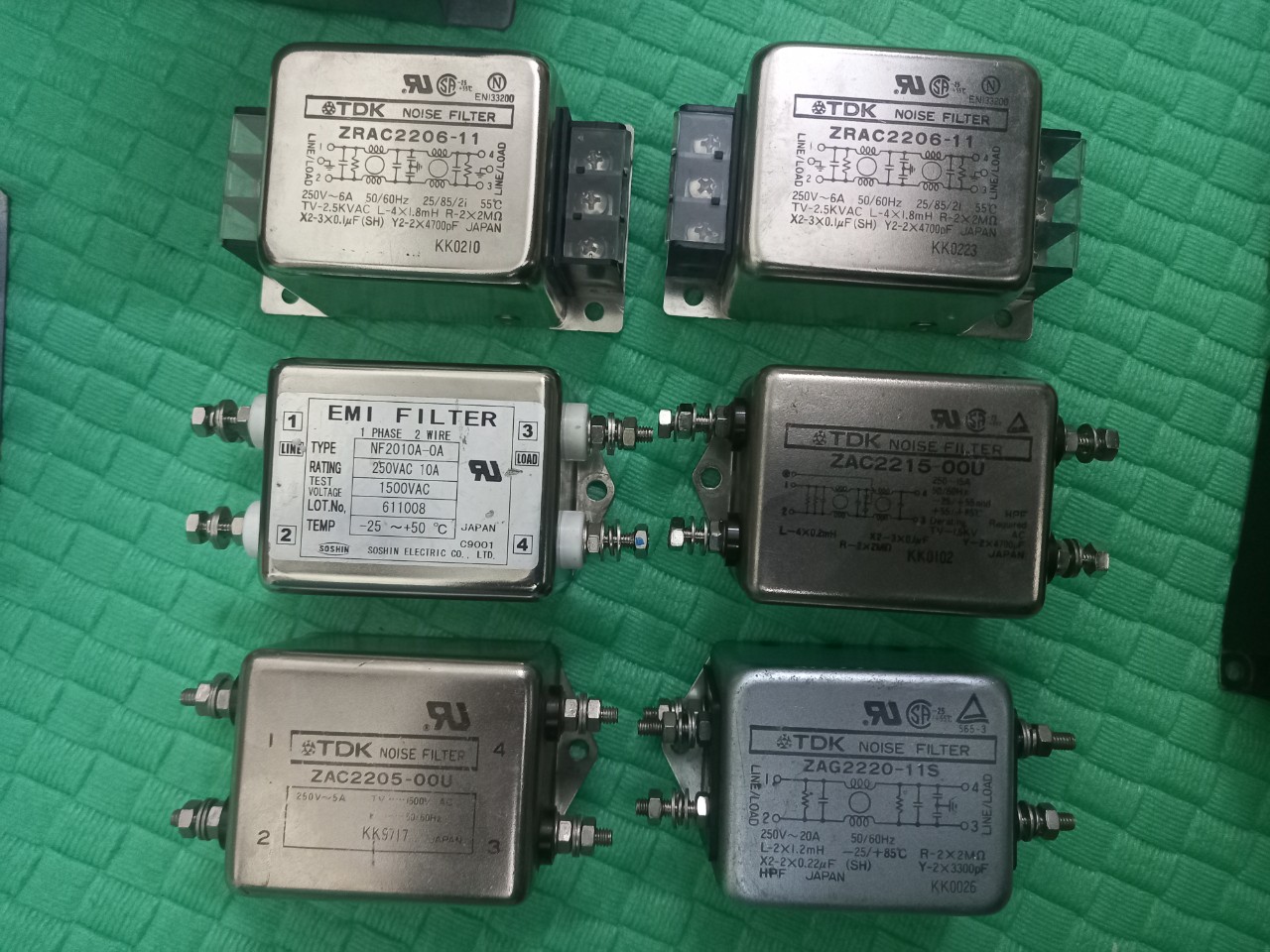 LỌC NGUỒN NHẬT BẢN 6A 10A 30A LẮP 220V