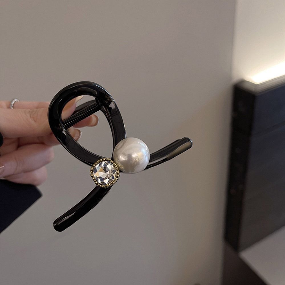 FIREWORKE Kim Cương Kẹp tóc chéo Acrylic Kẹp tóc Kẹp tóc đuôi ngựa Kẹp cá mập Dành cho bé gái