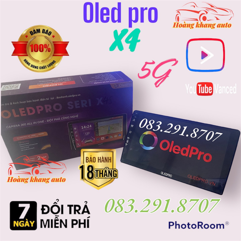 Màn hình OLEDPRO X4 Ram 4GB - Rom 32GB - 8 Core mẫu mới 2023   -