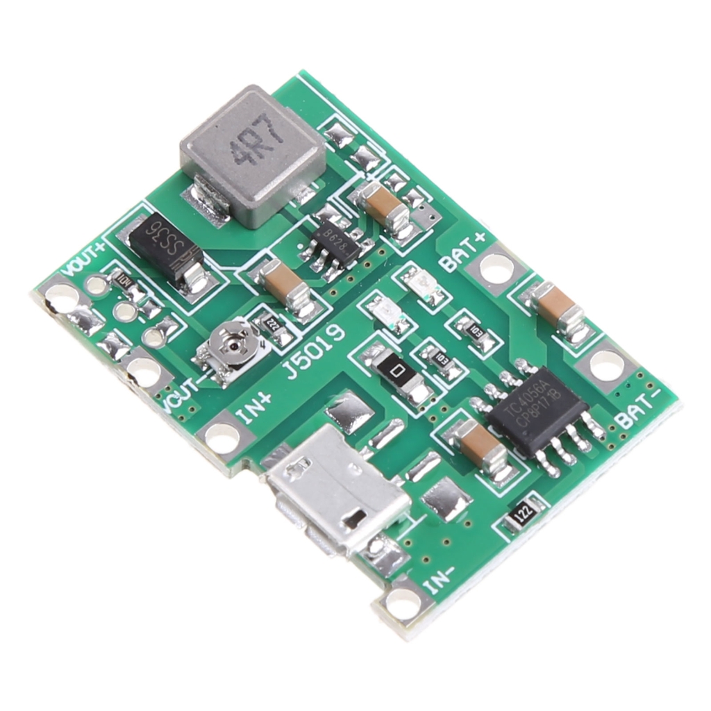 18650 Bộ Sạc Pin Lithium mô-đun tăng 3.7V tăng áp 9V 5V 2A có thể điều chỉnh sạc xả bảng mạch tích hợp