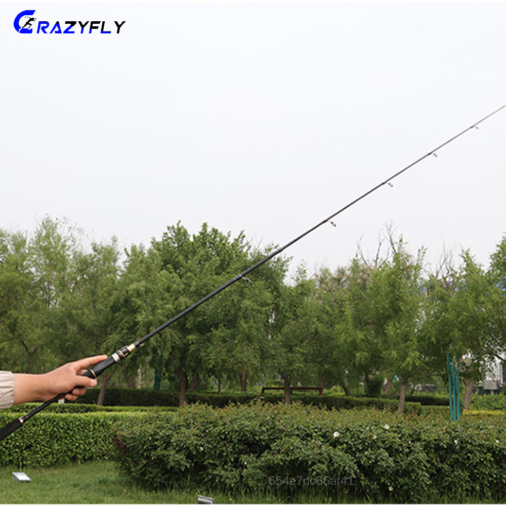 Crazyfly 1.65/1.8m Curve Straight Handle Hand Short Joint Fishing Rod Ship Fishing  Rod Novice Pole CF-MY