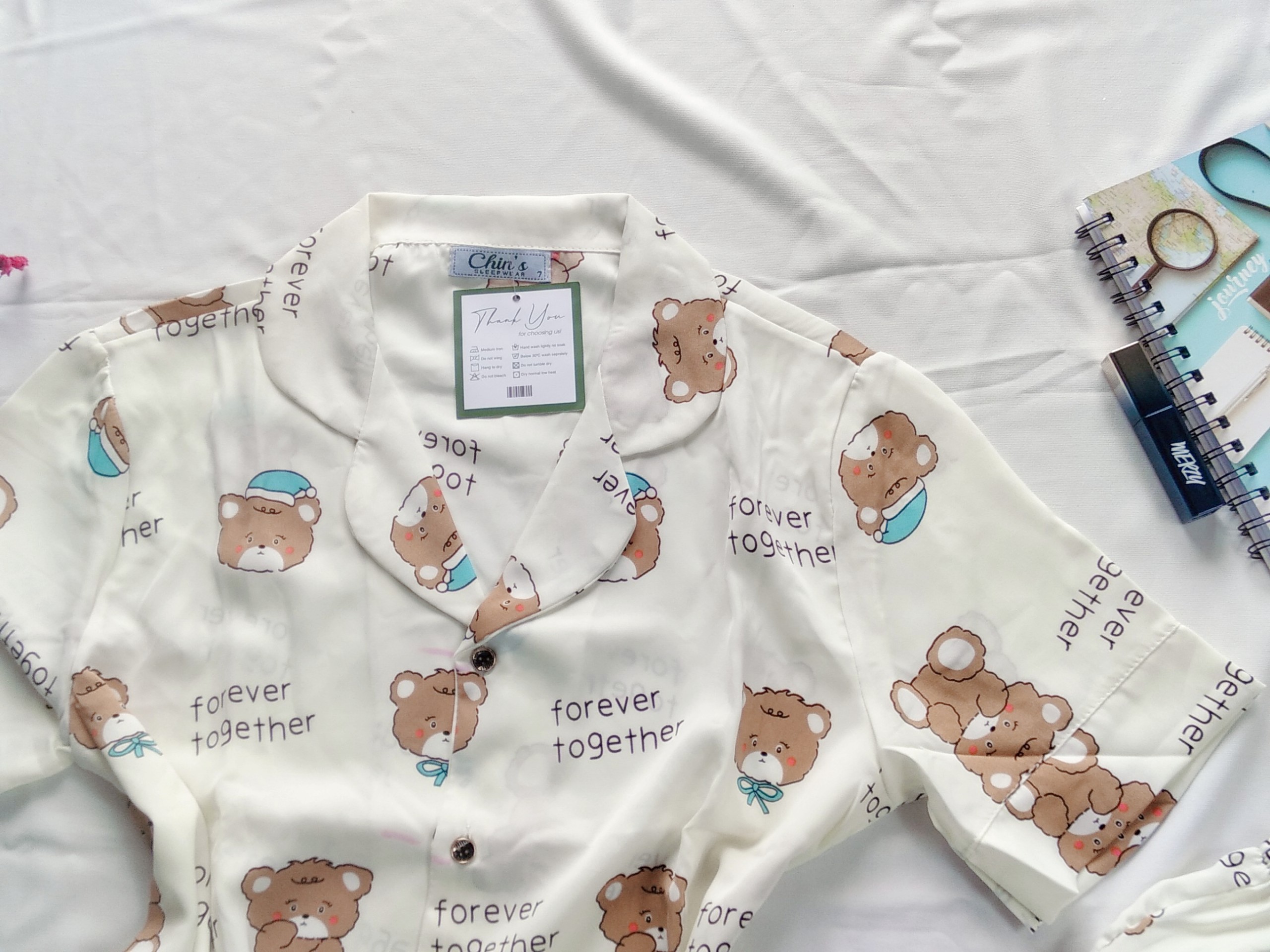 Bộ Pijama đùi, mềm mát vải lụa mango freesize từ 45-60kg