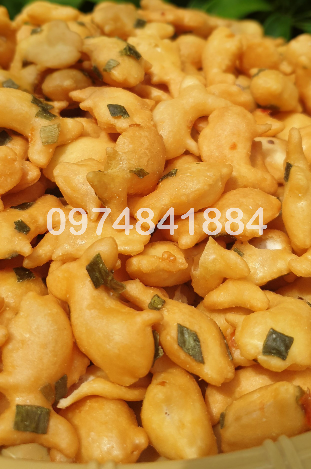 BÁNH CÁ MẮM HÀNH 500G - đồ ăn vặt