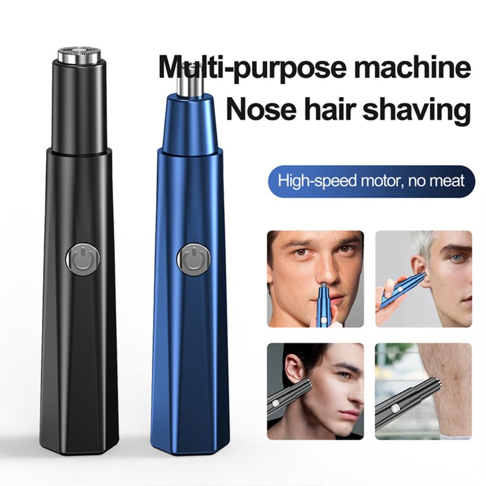 Pocket Size Nose and Ear Hair Trimmers Shaving Nose Trimmer Nose Hair Device Automatic Electric Nose Hair Trimming for Men Electric Nose Hair Clipper.