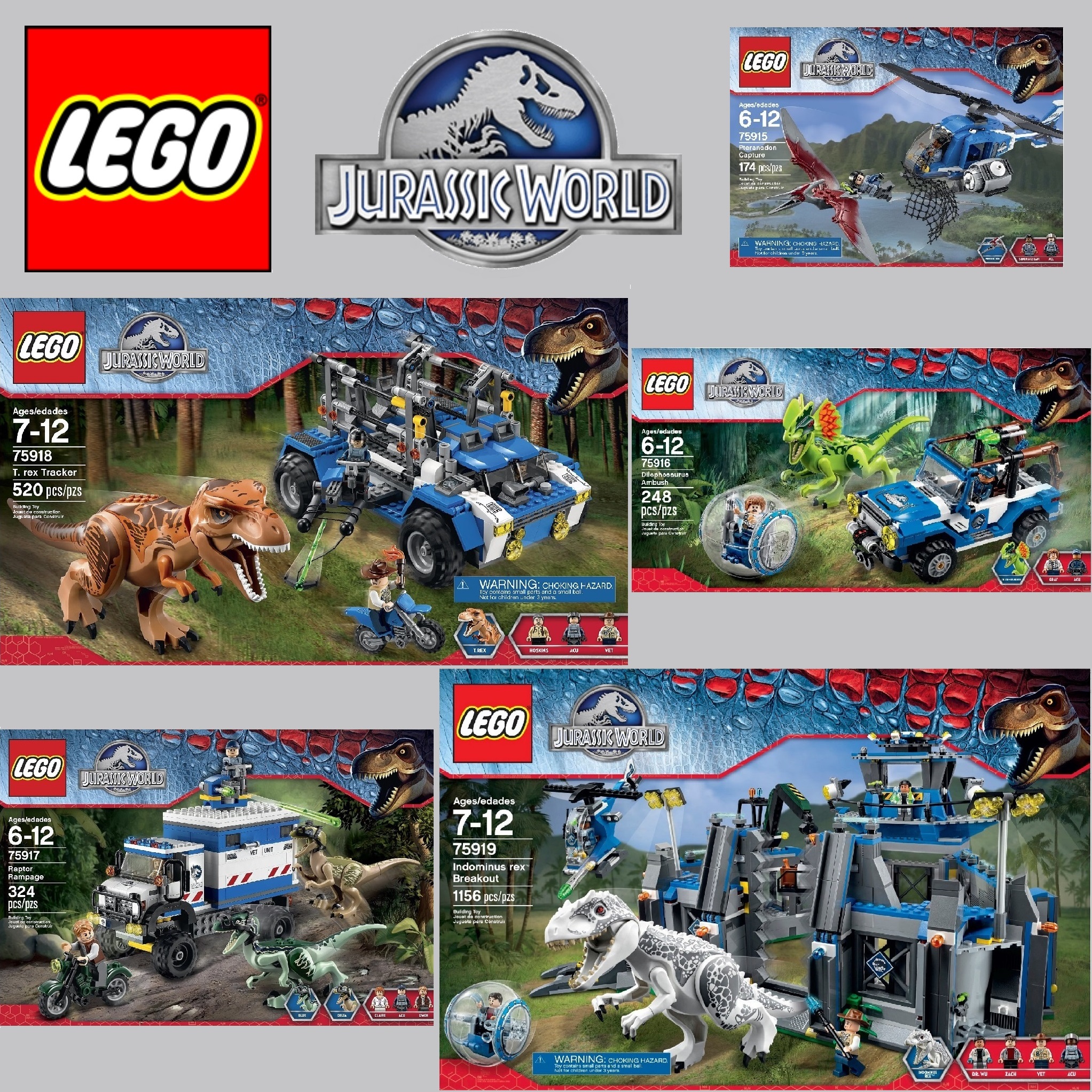 Lego Jurassic World Building Sets Rare Lego Collectible Sets Lazada Singapore
