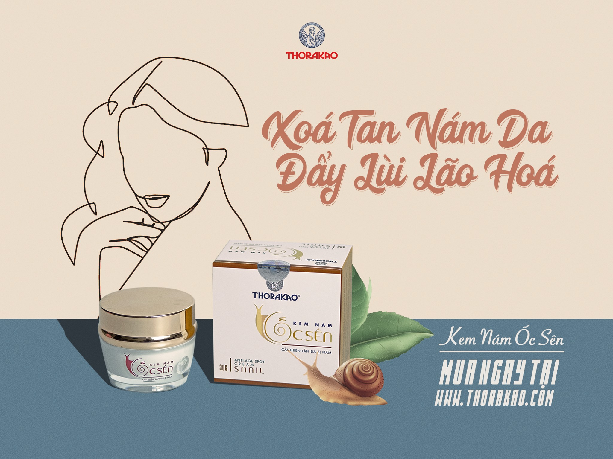 Kem nám ốc sên thorakao 30g