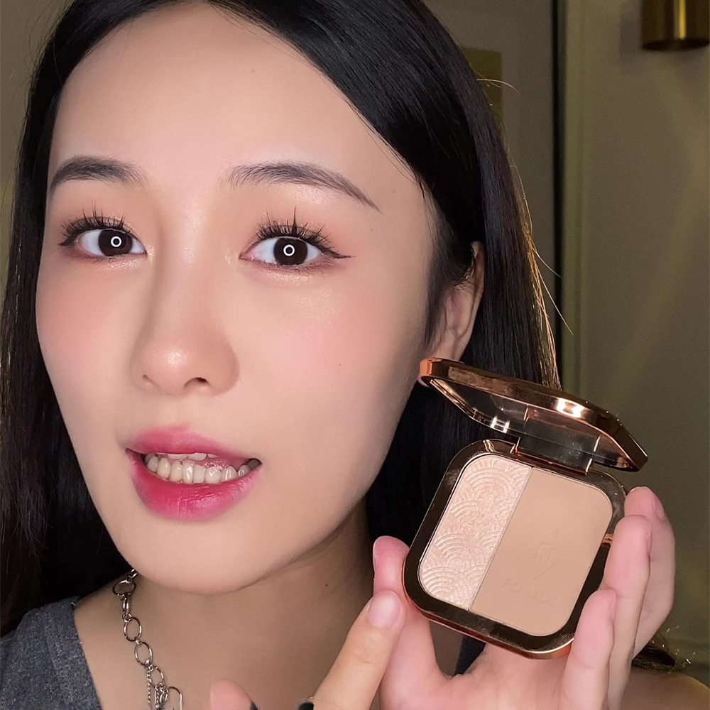 Lorzi FOMIX Highlight Paltte Matte Subtle Long Lasting Pigmented Shading Powder Three-dimensional Shadow Silhouette Shadow Nose Shadow Repair Capacity Powder