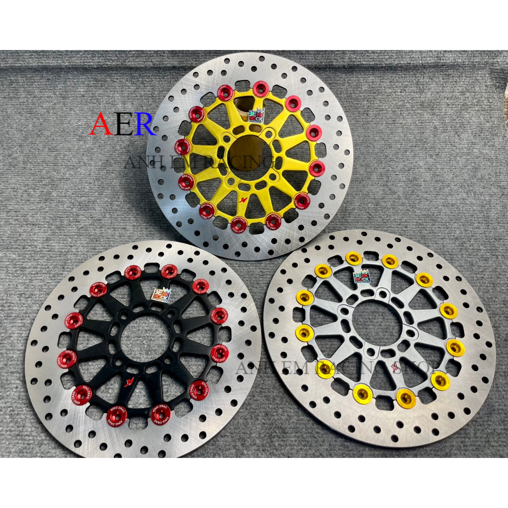Đĩa thắng trước KingDrag M2 26MM lòng nhôm CNC gắn mọi loại xe