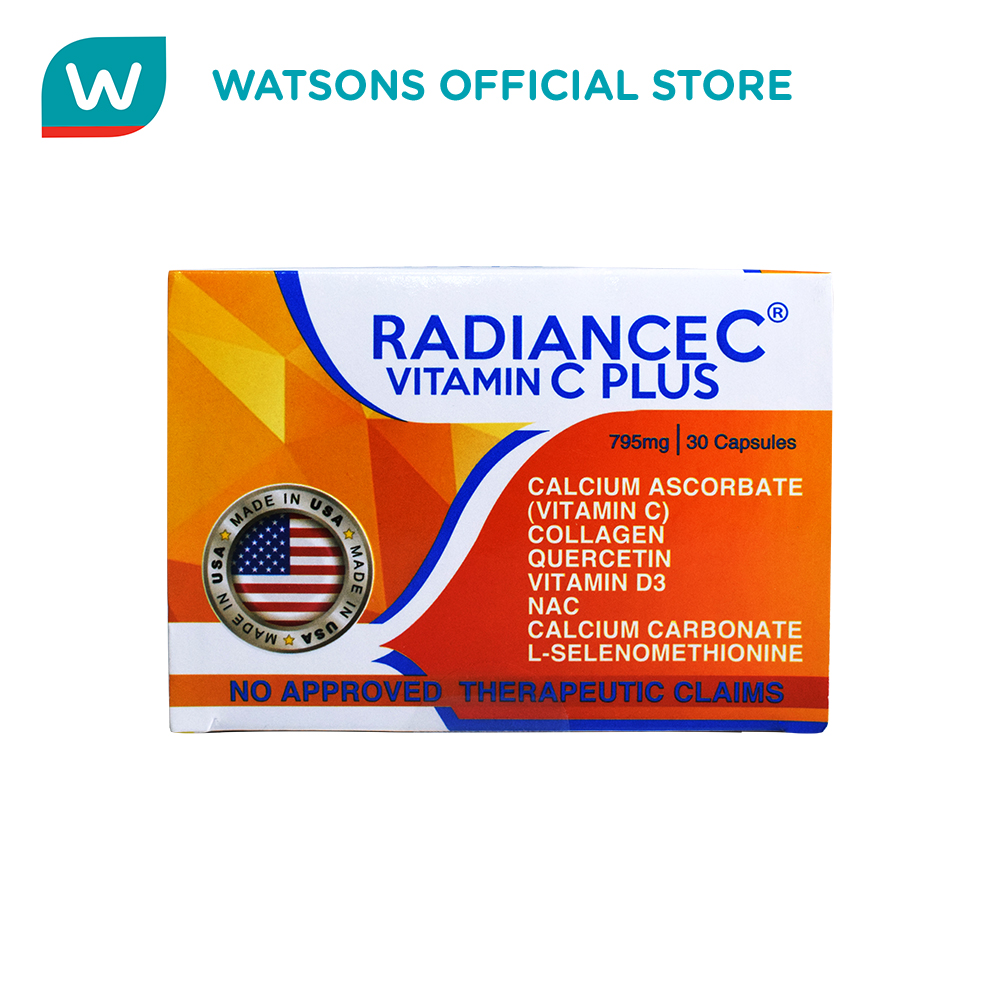 RADIANCE C Vitamin C Plus 1 Capsule Lazada PH
