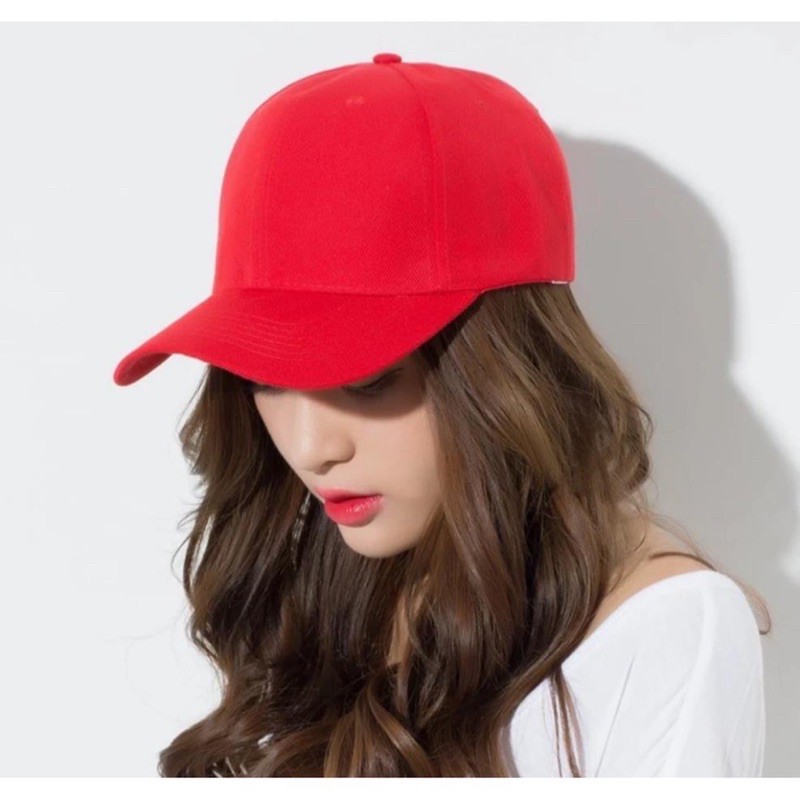Korean style solid color colorful baseball cap/peaked cap