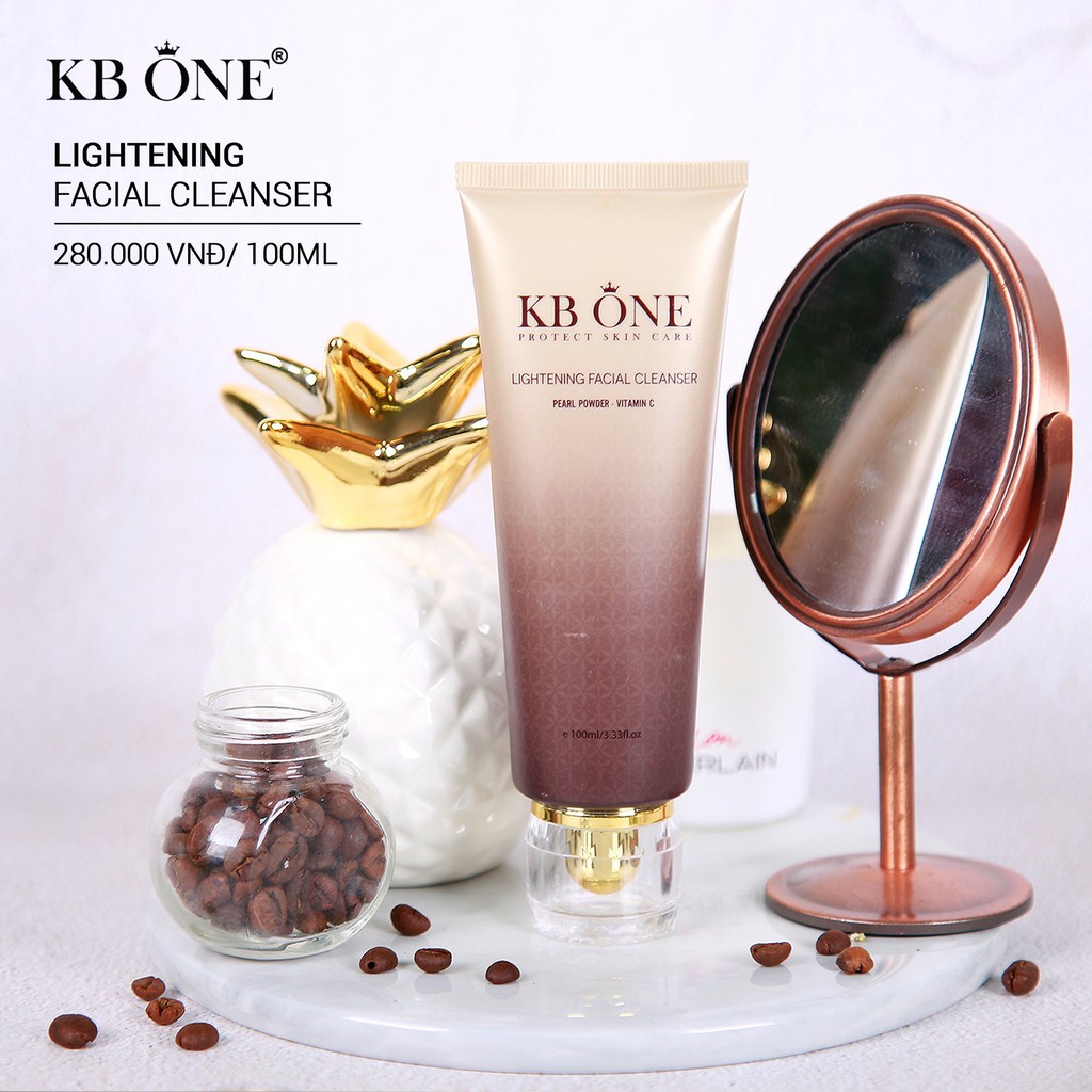 [Chính hãng] Sữa Rửa Mặt Ngọc Trai Sáng Da KbOne 100ml