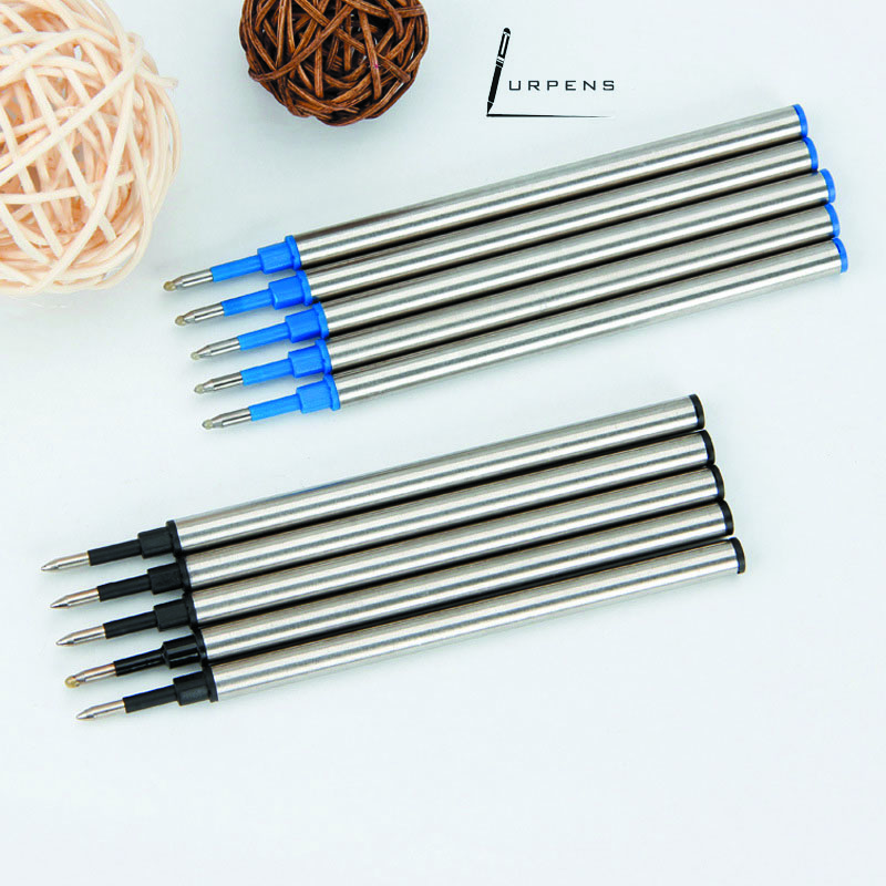 Ruột bút bi 0.5 và 0.7mm nước, ngòi bút dạ bi dành cho bút Ký, bút gỗ, bút có nắp mực xanh và mực đen LURPENS