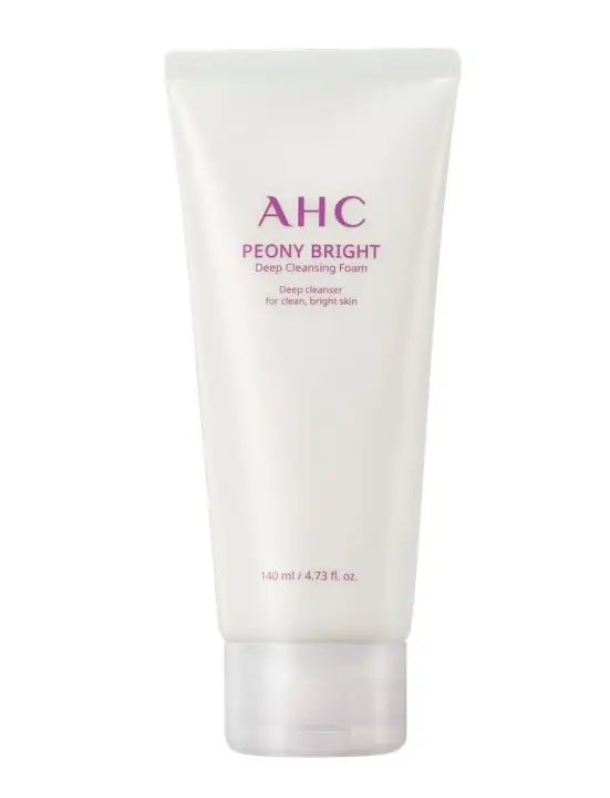 ahc peony bright deep cleansing foam