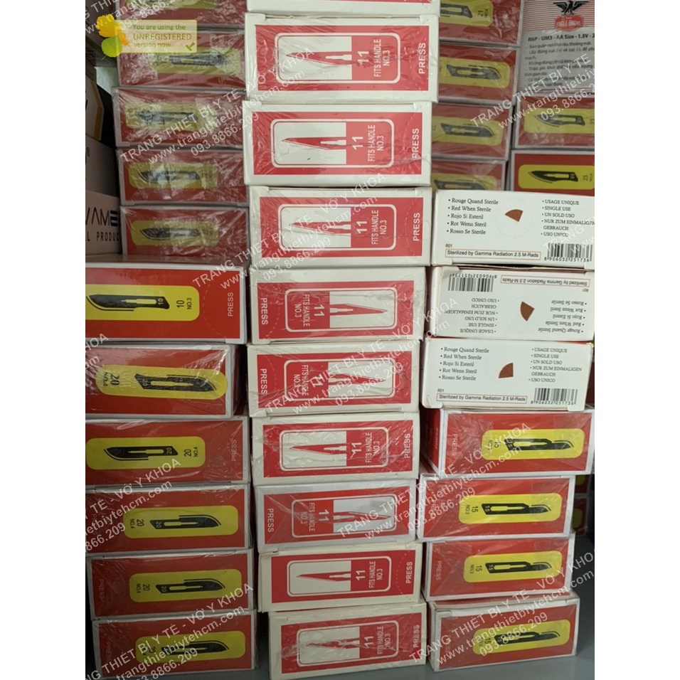 Lưỡi dao mổ Doctor số 10 - 23 (Hộp 100 cái)