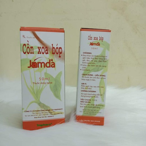 CỒN XOA BÓP JAMDA 50ml - TRAPHACO