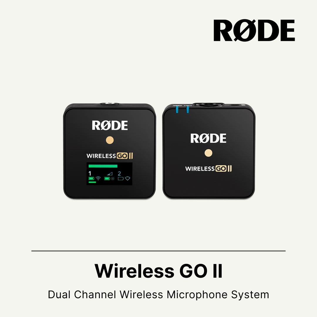 Rode WIRELESS GO II Single Compact Wireless Microphone System (Black)