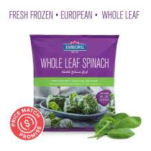 Emborg Whole Leaf Spinach - Frozen