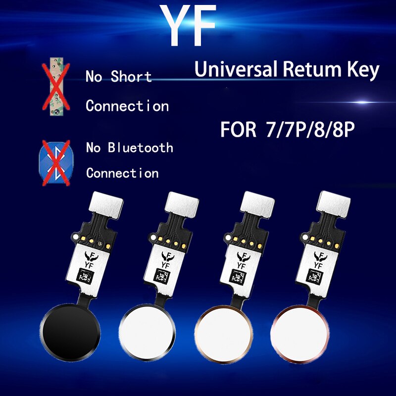 Hx Final Edition Universal Return Key Home Button Flex Cable For Iphone 7/7 Plus/8/8 Plus Repair No Short Flex Bluetooth Connect
