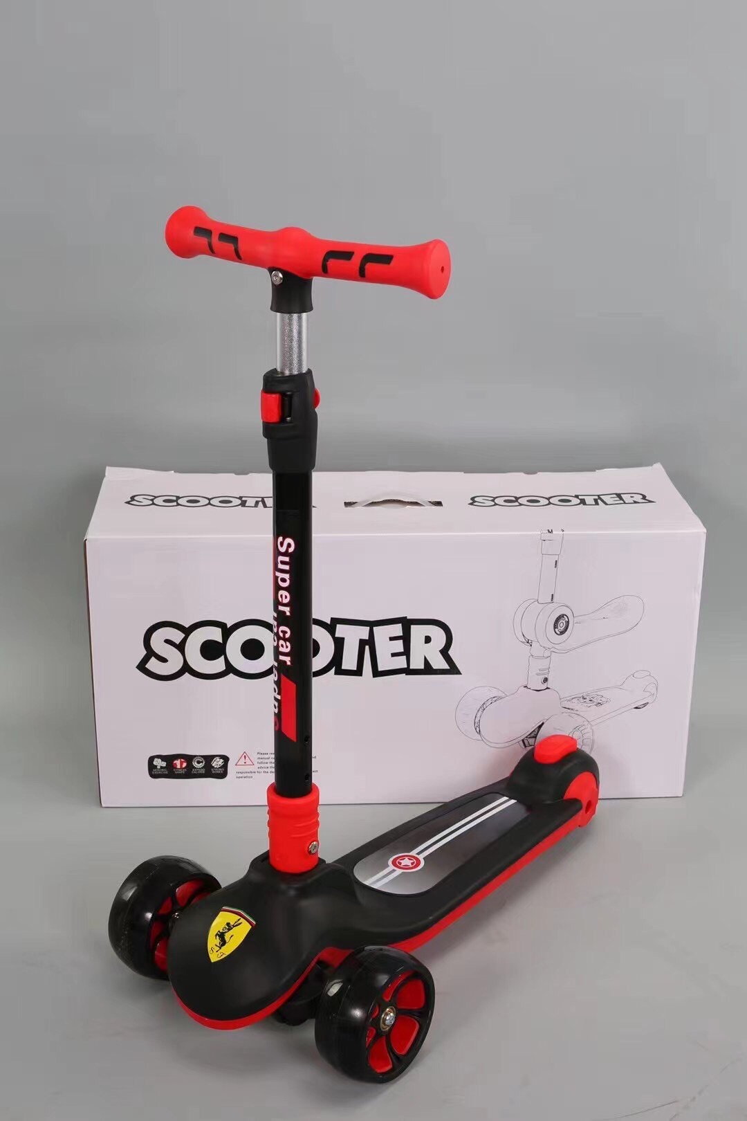 💥freeship💥 xe trượt scooter cho bé , 💥tải trọng 100kg , 💥 đèn led + nhạc