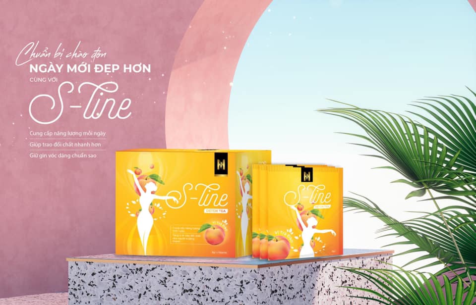 [HCM] Trà đào giảm cân Sline