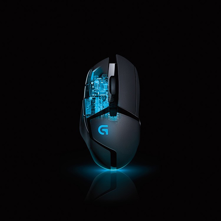 【100% Original】Logitech G402 Hyperion Fury Wired Gaming Mouse, 4,000 Dpi, 8 Programmable Buttons