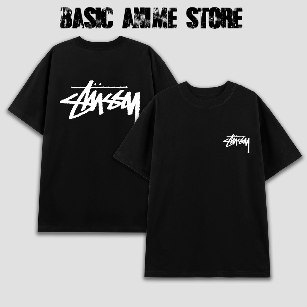 Áo thun Stussy, áo phông tay lỡ nam nữ unisex, ZOEclothing