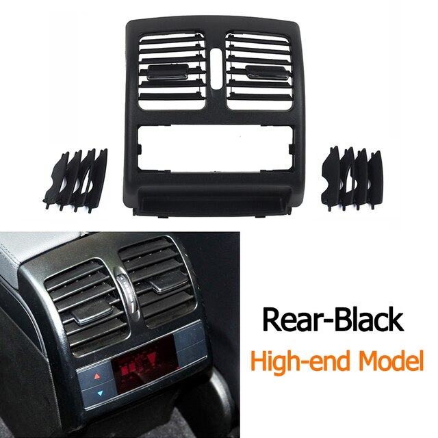 Grille D'aération Climatisation Avant Pour Mercedes Classe C W204 (2007-2010) - C180 C200 C220 C300 - Pièce Rechange ABS - 7