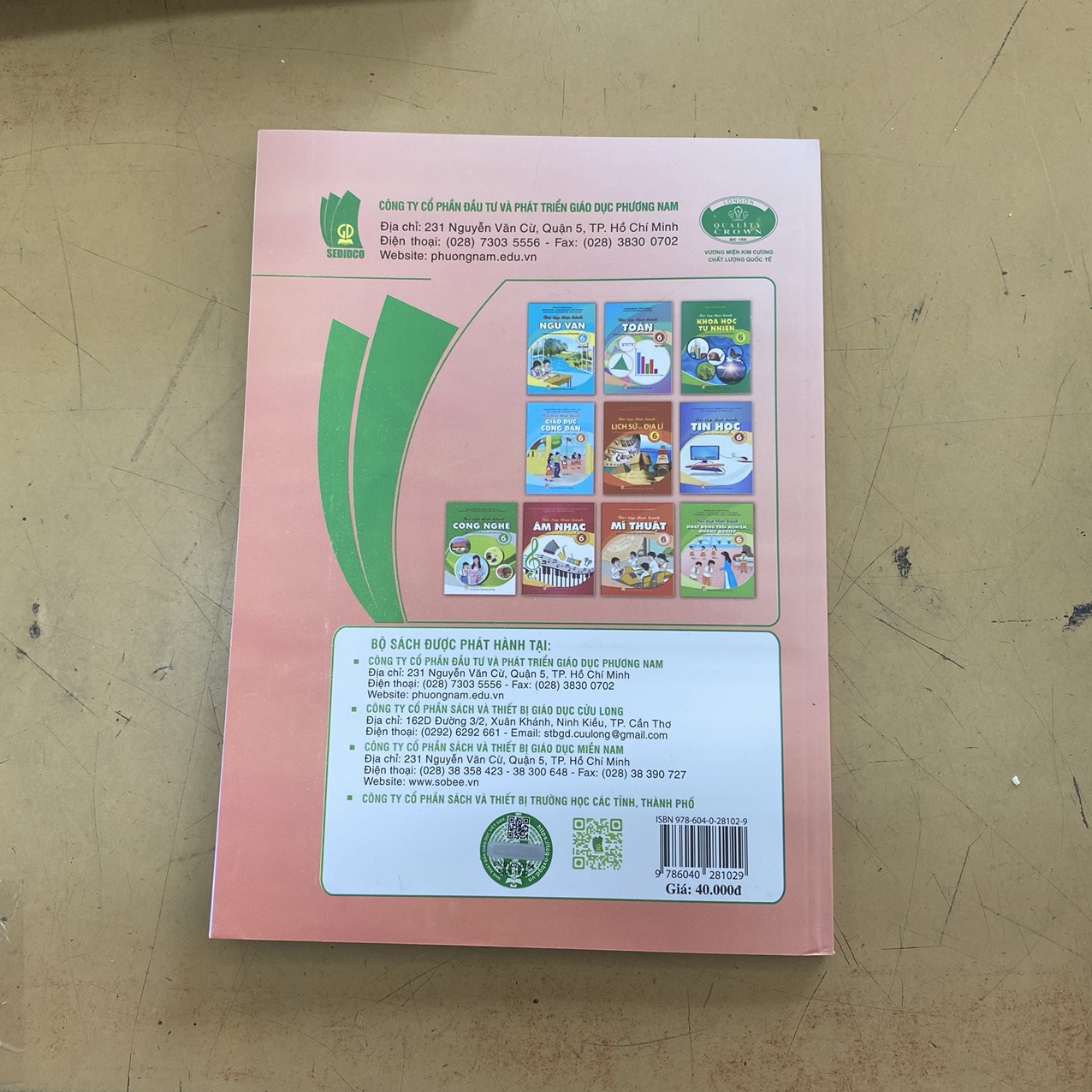 Bài tập thực hành môn Toán lớp 6 tập 2