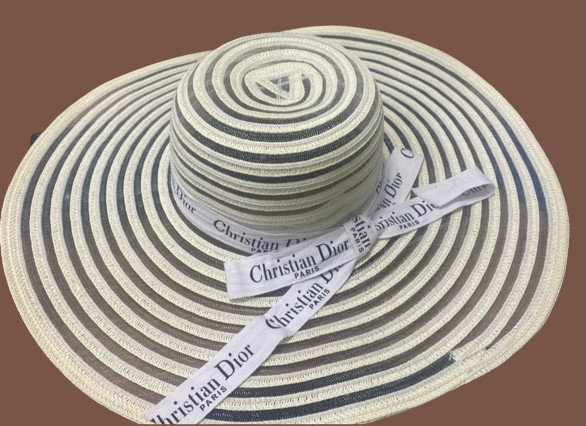 Mũ Cói Phối Lưới Đai DR Vành 50cm