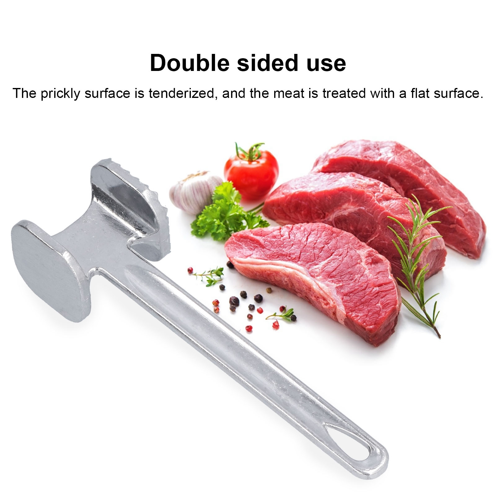 Meat Tenderizer, Metal Meat , Chicken Beef Beater For Home 