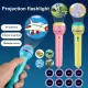 【Trick or Treat Alliance Mall】Slide Projection Light Toy Slide Flashlight Lamp Education Luminous Storybook Torch Toys For Juguete. 