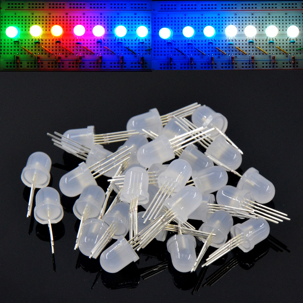 【UrbanNomad】10~1000Pcs PL9823 APA106 WS2811F5 5mm F8 8mm LEDs Round RGB ...