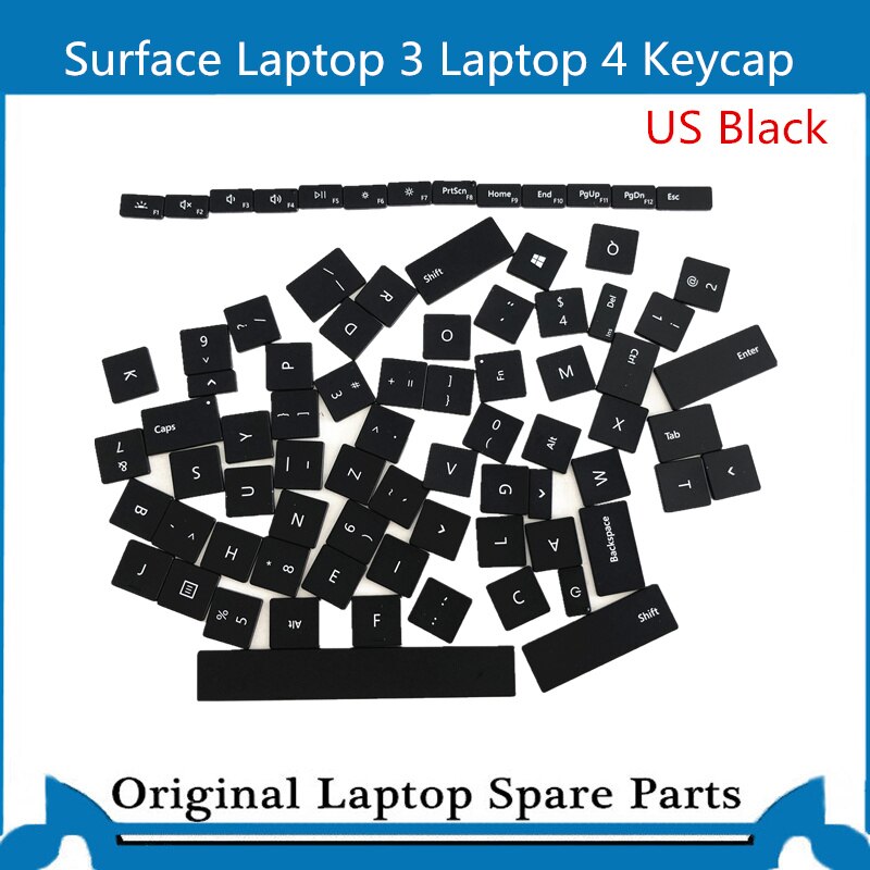 Original US Key Cap For Surface Laptop 3 4 1868 Keycap English Black