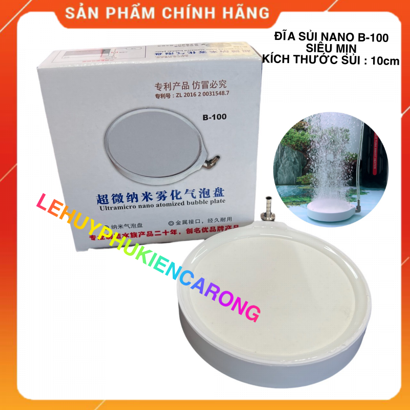 "hoàn tiền đến 10%" đĩa sủi siêu mịn cao cấp nano d-50, d-80 vn -100, sủi oxy siêu mịn dành cho hồ cá cảnh kích thước sủi 5cm và 10cm