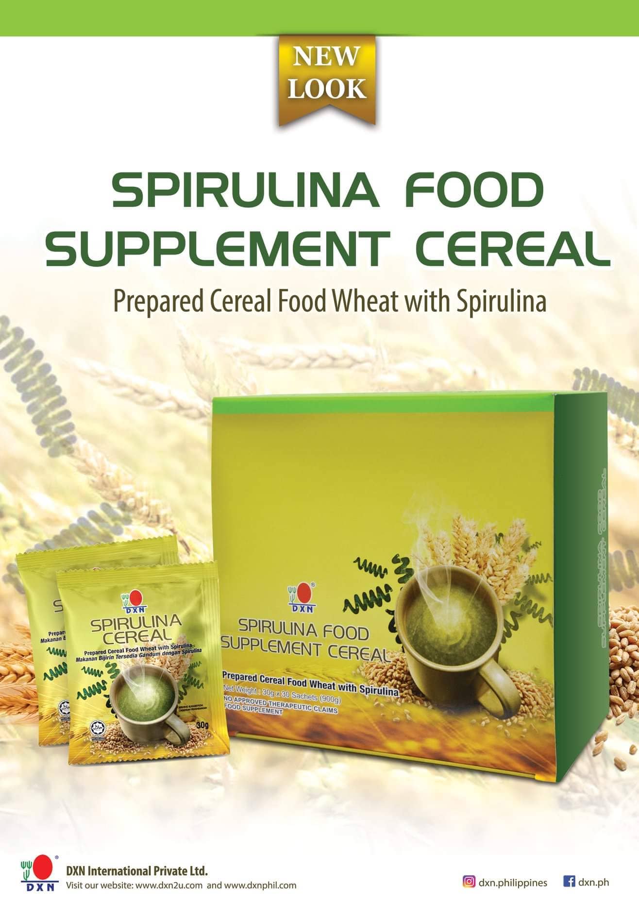 DXN SPIRULINA CEREAL 30 SACHETS Lazada PH