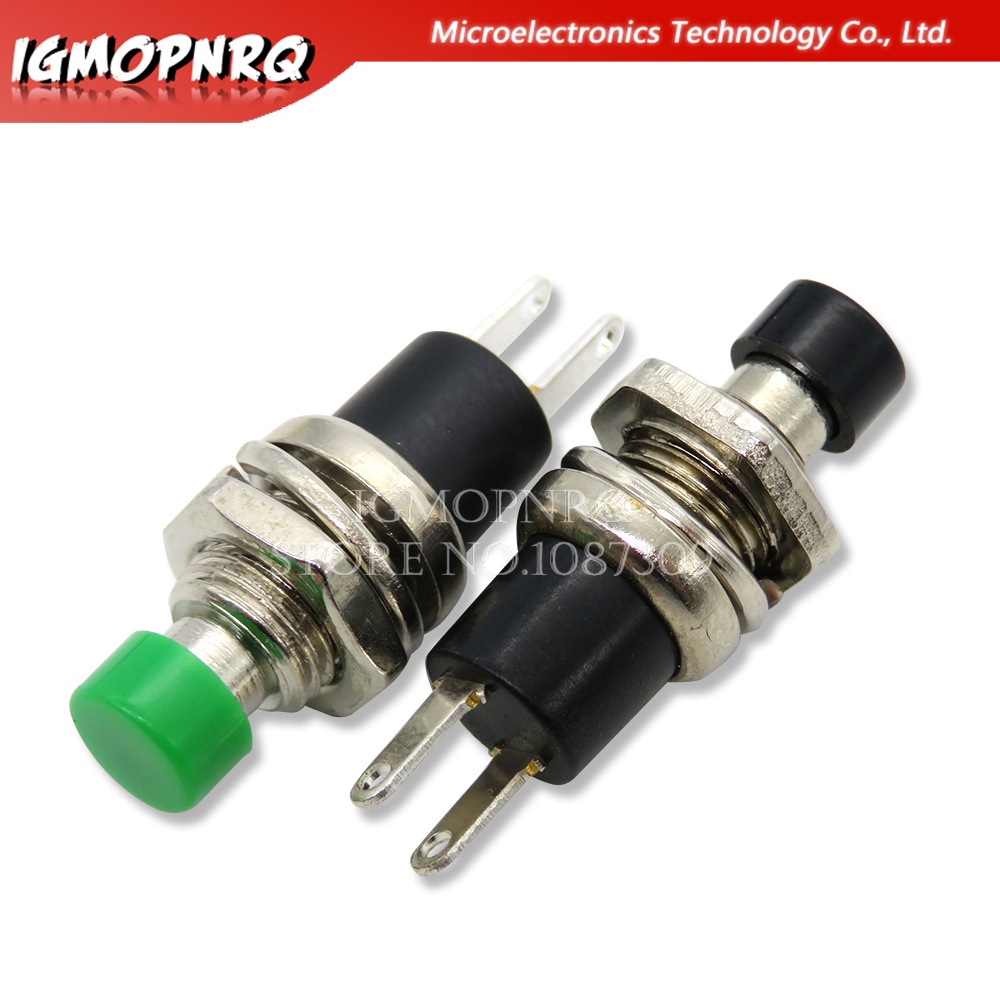 5PCS PBS-110 7MM Momentary Push Button Switch Press The Reset Switch Momentary ON OFF Push Button Micro Switch Normally Open NO integrated circuit