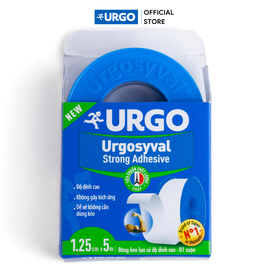 Băng kẹo lụa Urgosyval (Kích thước 1.25cm x 5m)