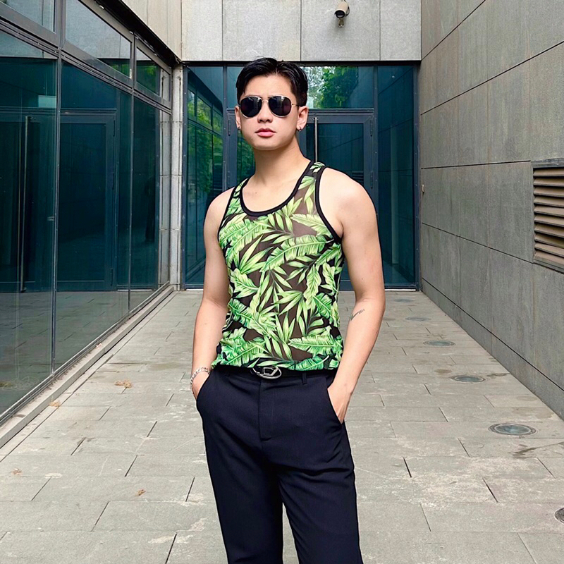 Áo ba lỗ body nam thun lưới