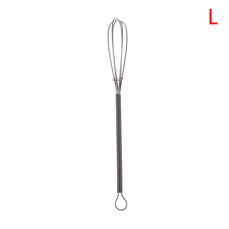 HE🔥 MINI Stainless steel Whisk Egg Beater Wisk Manual Balloon Wire Whisk Milk Blende