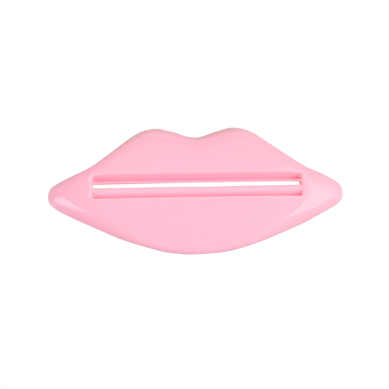 Bathroom Tube Holder Toothpaste Squeezer With Lip Design Rolling Holder For Bathroom Tubes Lip-shaped Toothpaste Accessory Easy Toothpaste Dispenser