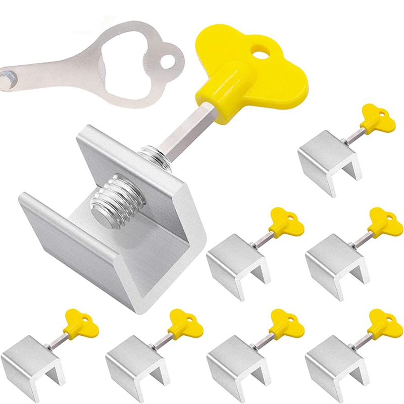 8 Sets Sliding Windows Locks Security with Key Safety Window Lock