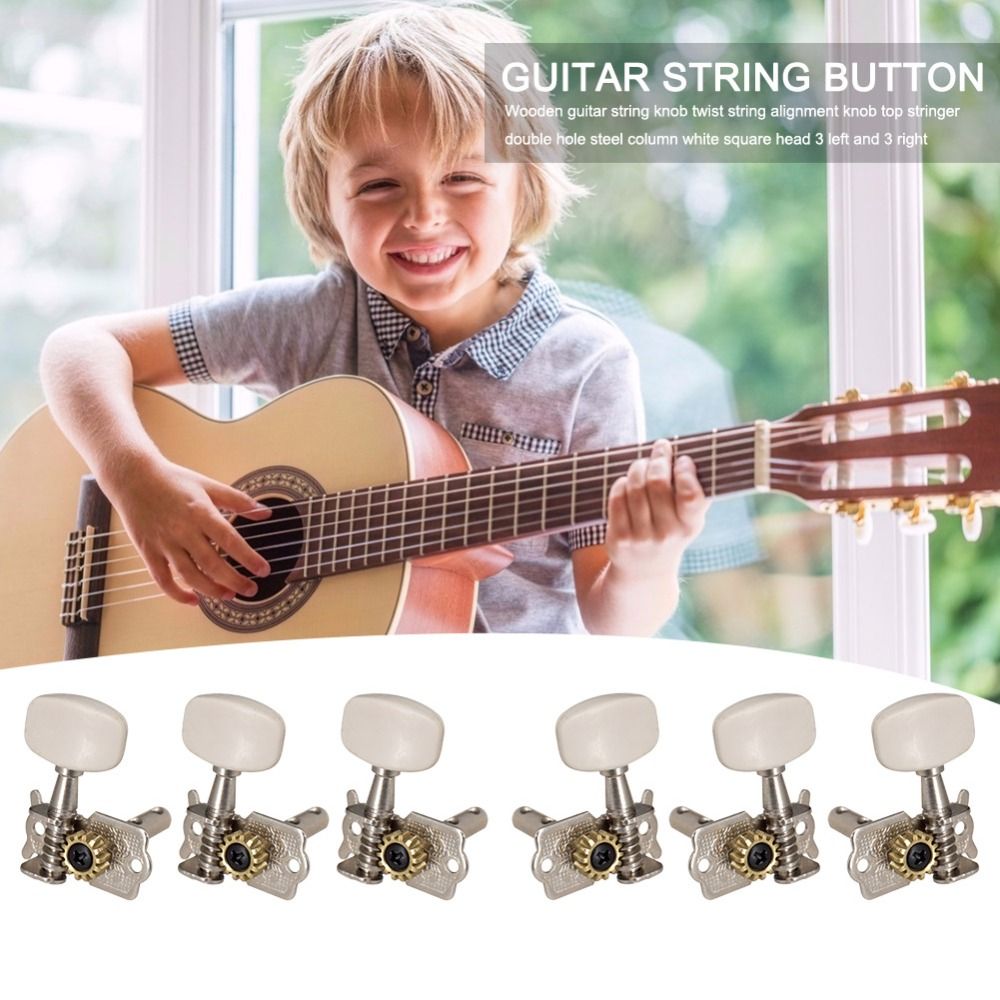 For Electric Guitar For Folk Guitar String Axis Tuning Knob Chrome Part ...