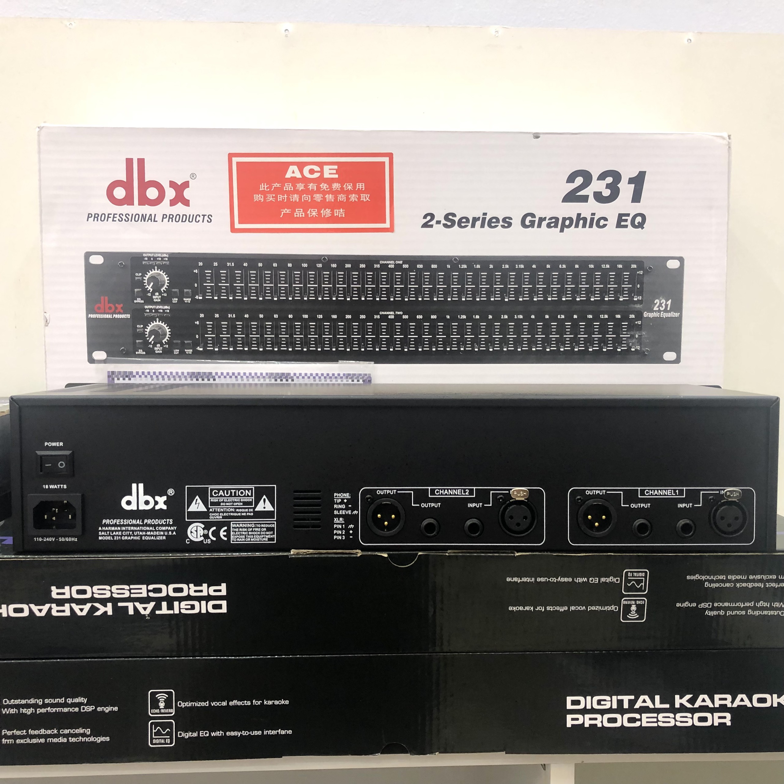 Lọc xì equalizer dbx 231 - lọc âm THANH karaoke dbx 231
