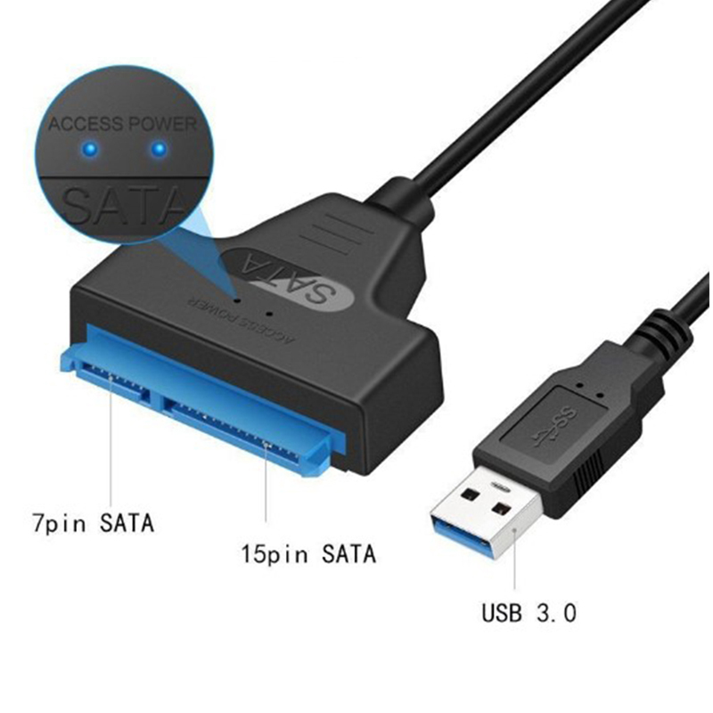 USB 3.0 to SATA 2.5" External Hard Disk Drive Adapter Reader For SSD HDD Cable. 