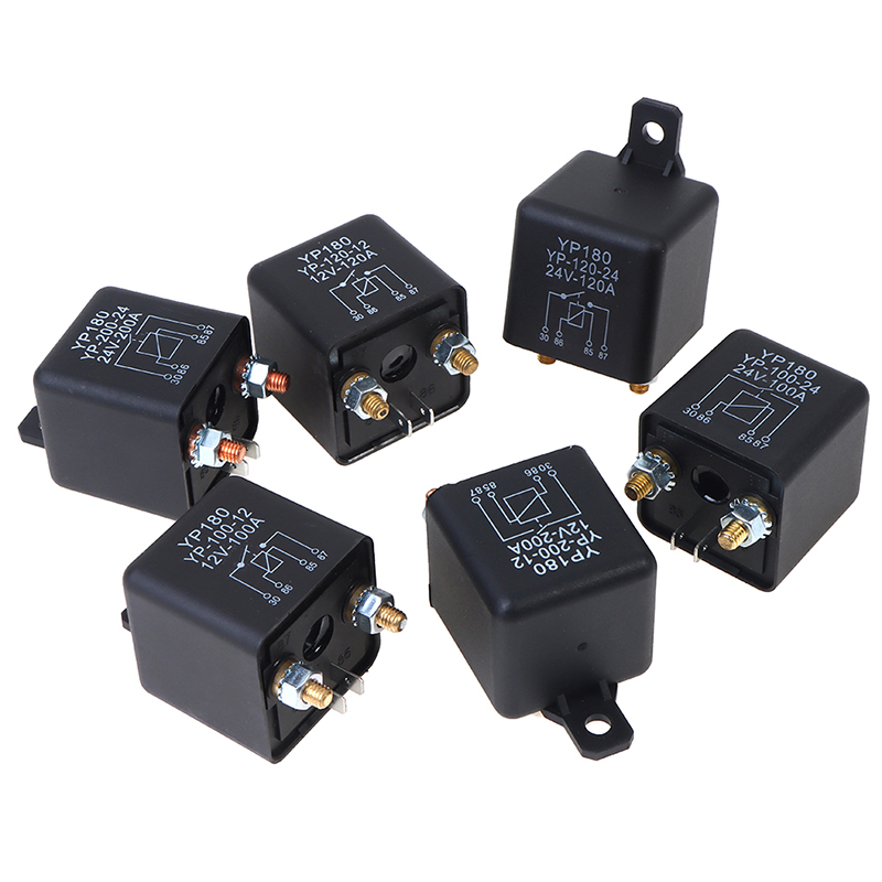 Starting relay 200A 100A 12V/24V Power Automotive Heavy Current Start Relay.