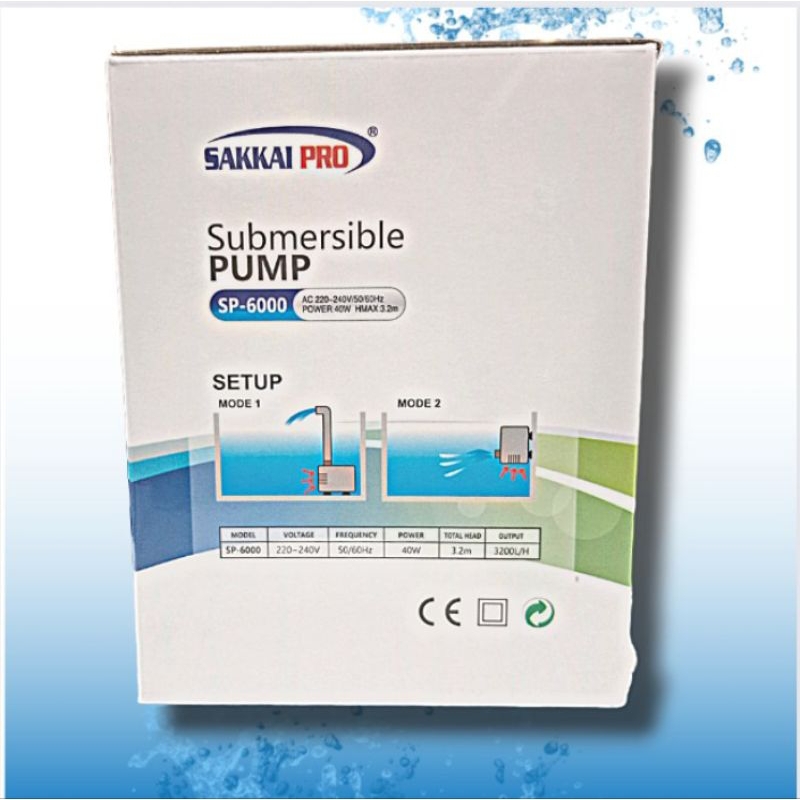 Pompa kolam air mancur SAKKAI PRO SP 6000