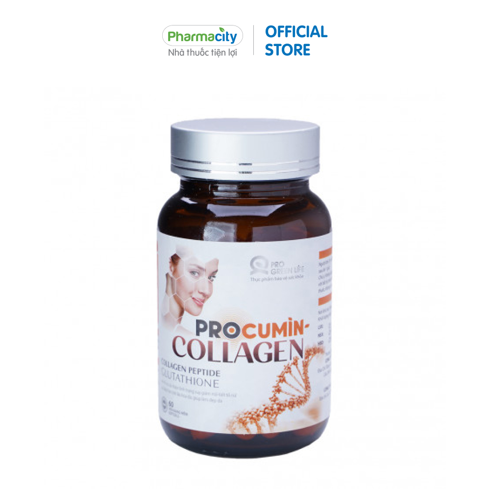Thực phẩm bảo vệ sức khỏe Procumin – Collagen (Hộp 60 viên)