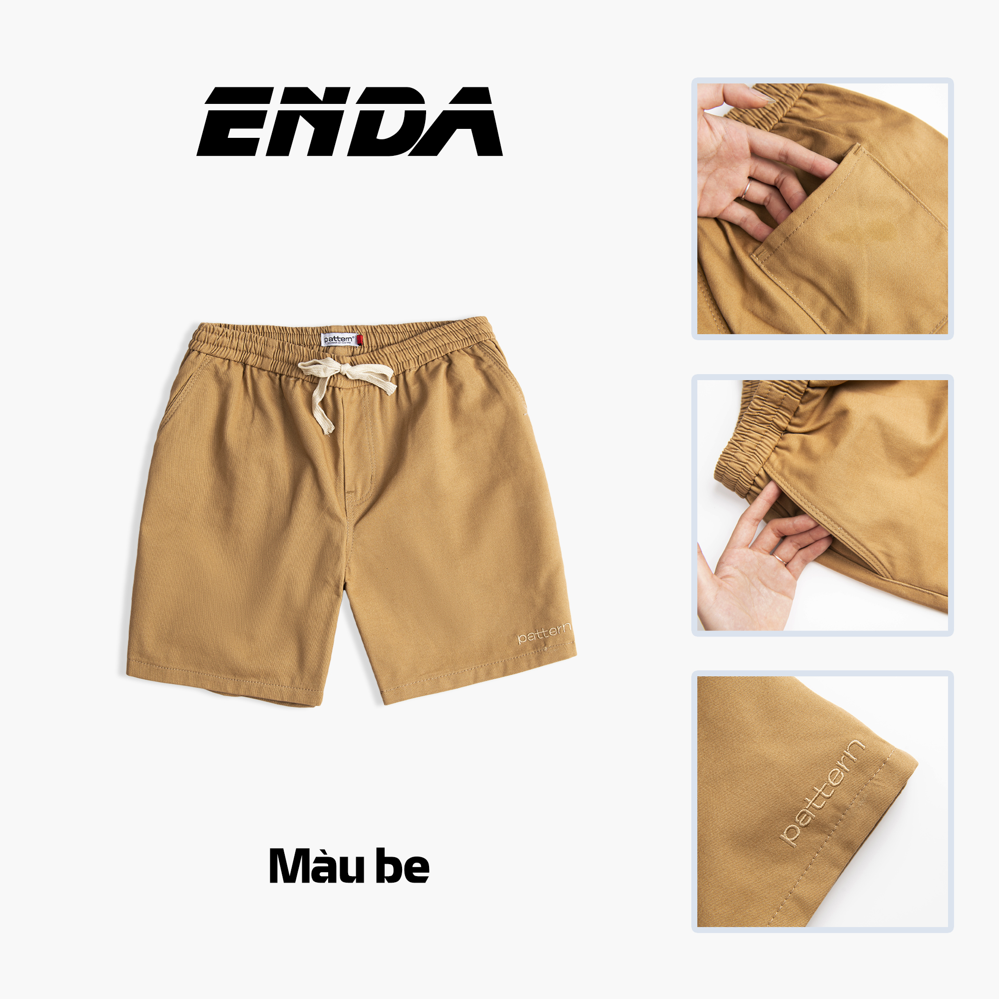 Quần đùi kaki ENDA STORE cạp chun