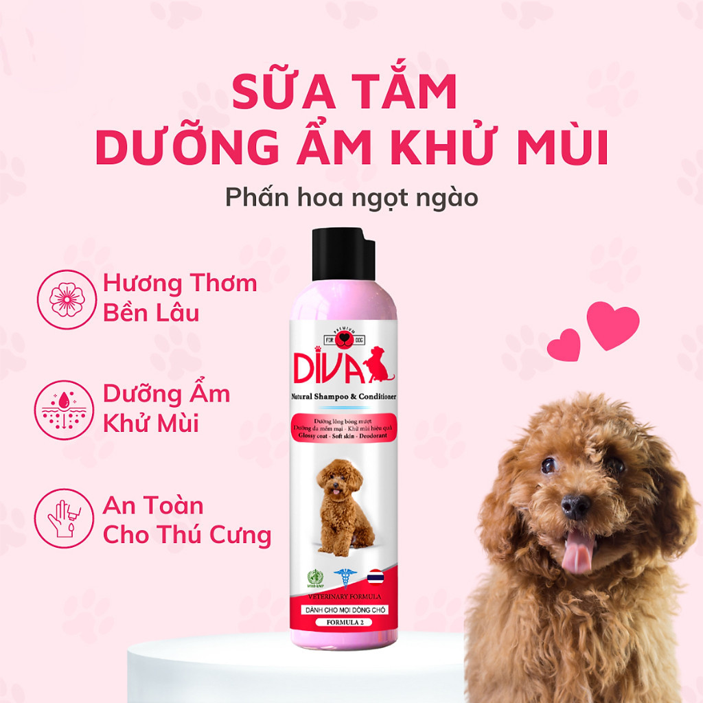 Sữa Tắm Chó Mèo Diva