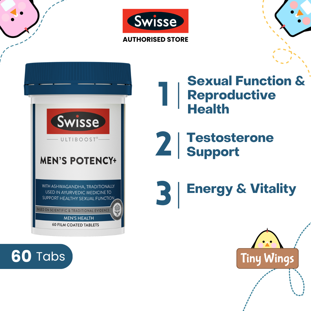 AUTHORIZED STORE Australia Swisse Men’s Vitality 120 tabs Maca + Oyster + Kangaroo, Swisse Men
